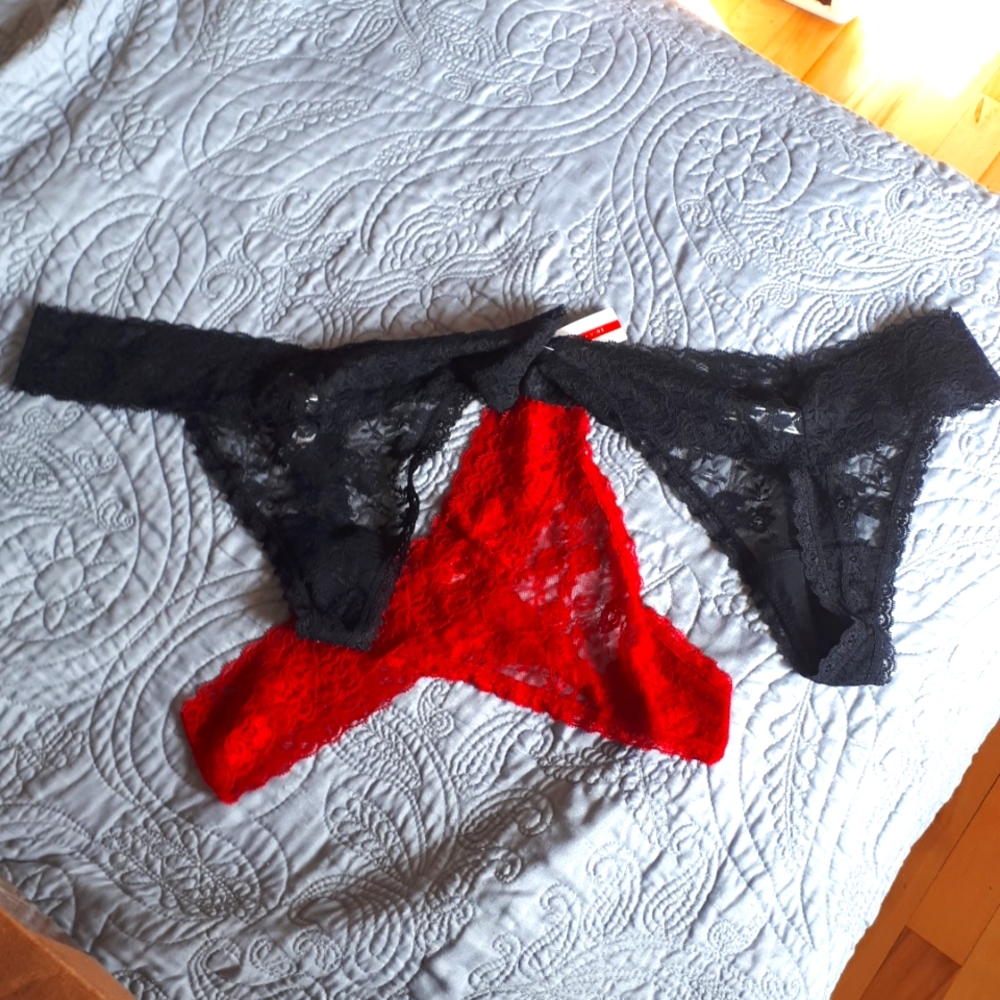 Lace thong underwear